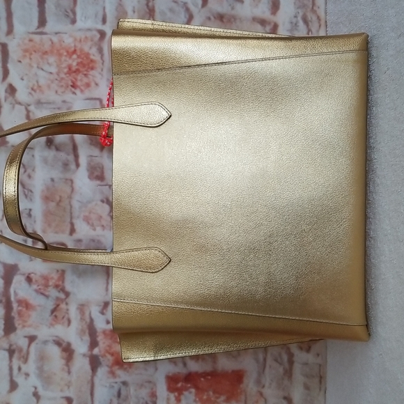 ❣HP❣New Sophia Webster Hola Metallic Shopper Tote Bag - Picture 6 of 13